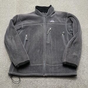Vintage Patagonia Jacket Mens XL Gray R Series Retro Fleece Made USA 90s